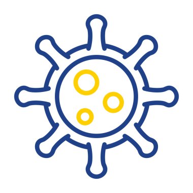 Virüs ikonu vektör illüstrasyonu