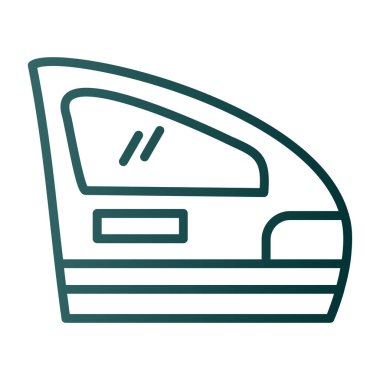 Araba kaput vektör simgesi