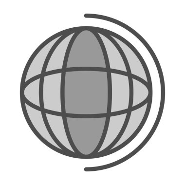 Yeryüzü ikonu vektör illüstrasyonuName                   