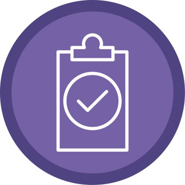 Grafik düz kontrol simgesi vektör illüstrasyonu