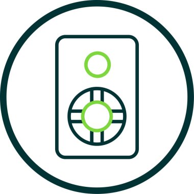 Benzersiz acil durum telefon vektör simgesi