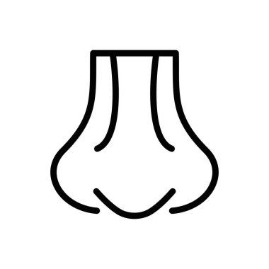 İnsan anatomisi simgesinin vektör illüstrasyonu