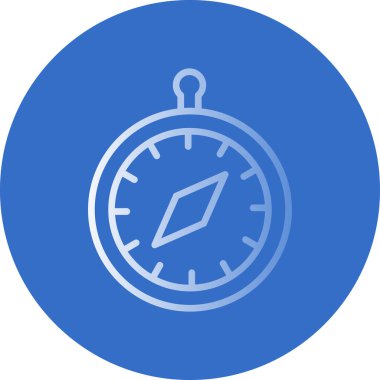vector illustration of Compass modern icon            