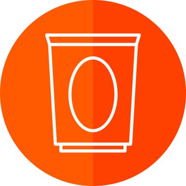 Dustbin web  icon. vector illustration.