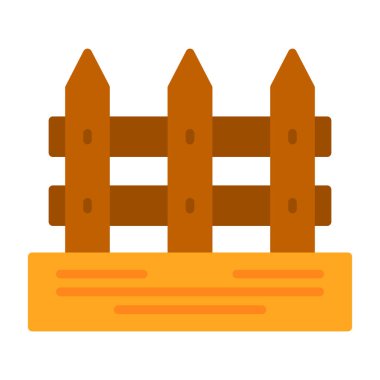 Çit. Web basit illüstrasyonu