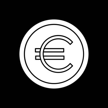 Euro simgesi vektör çizim