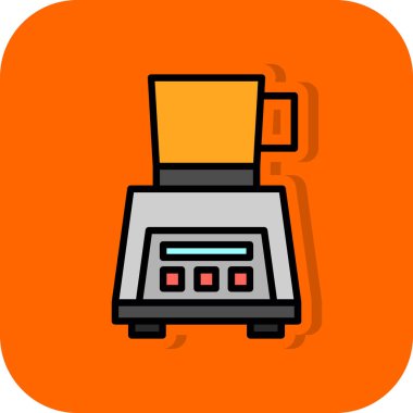 blender. Web simgesi basit illüstrasyon