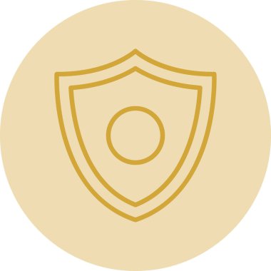 kalkan simgesi web basit illüstrasyon