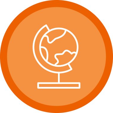 dünya küresel vektör düz tasarım 