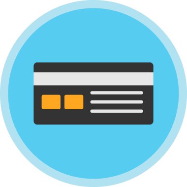 Kredi kartı vektör illüstrasyonu 