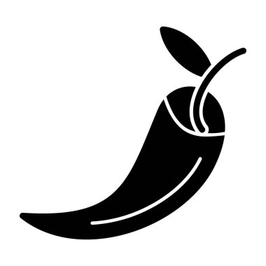 chili pepper simge vektör illüstrasyonu