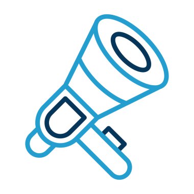 megafon ikon vektör illüstrasyon tasarımı