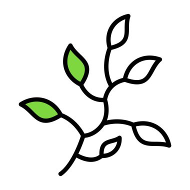 Branch vektör illüstrasyonunu Bırakıyor