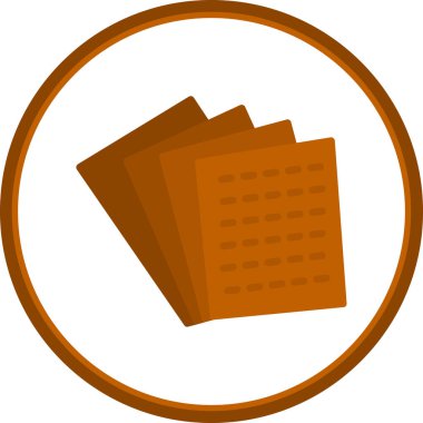 Zımpara kağıdı web simgesi vektör illüstrasyonu