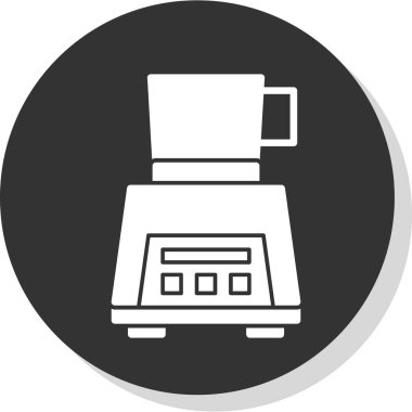 kahve makinesi ikon vektör illüstrasyonu