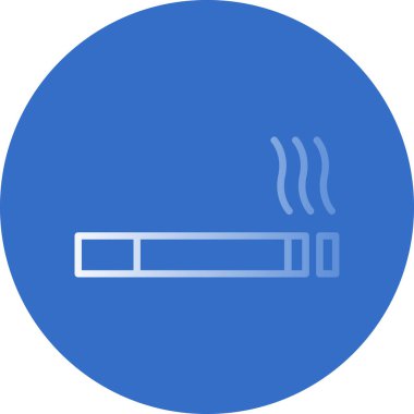 Sigara Sigara Simge Vektör İllüstrasyon