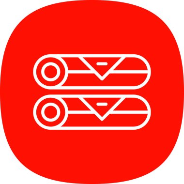 Bir b eksikliği simgesinin vektör çizimi