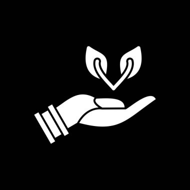 El simgesi tasarım şablonunun illüstrasyon vektörü grafiği