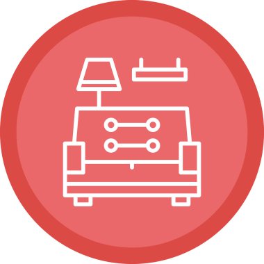 Modern b 'nin vektör illüstrasyonu eksik simgesi