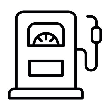 Benzin istasyonu simgesi, özet biçimi