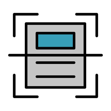 Tarayıcı ağ simgesi vektör çizimi