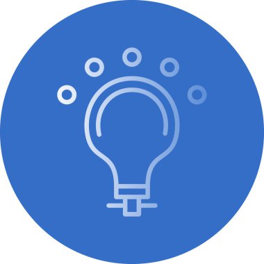 ampul simgesi vektör illüstrasyonu