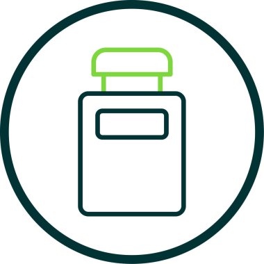 Şişe. Web simgesi basit illüstrasyon