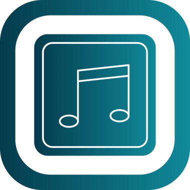 müzik çalar ikon vektör illüstrasyonu