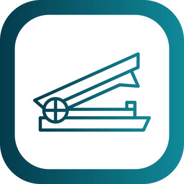 Stapler web simgesi, vektör illüstrasyonu 