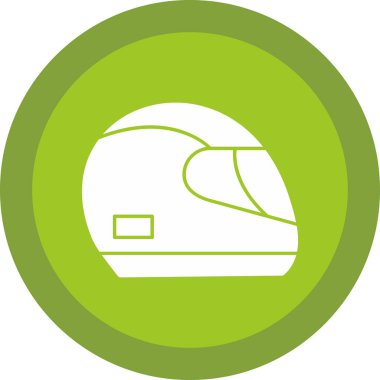 Kask simge yarış, illüstrasyon vektör 