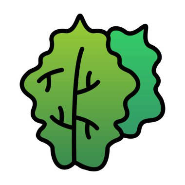 Brokoli ikonu vektörü. İnce çizgi işareti. izole edilmiş sınır sembolü çizimi