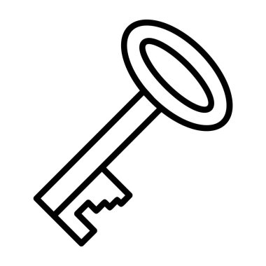 anahtar simge vektör illüstrasyon tasarımı