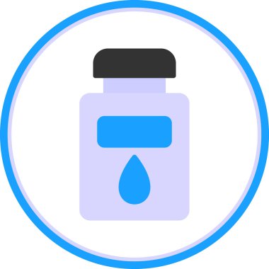 Şişe. Web simgesi basit illüstrasyon