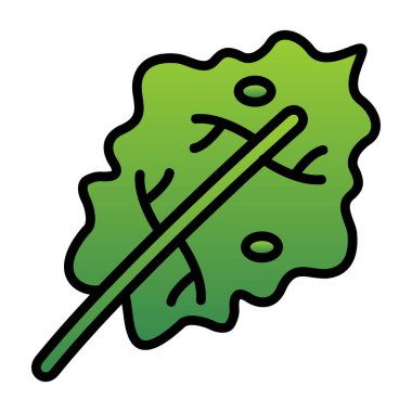 Kale yaprağı vektör çizimi