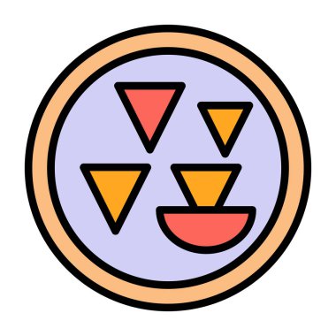 Modern bir binanın vektör simgesi