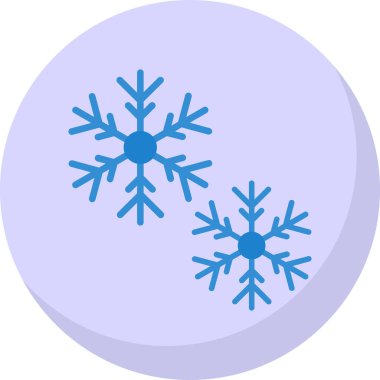 kar web simgesi, vektör çizim 