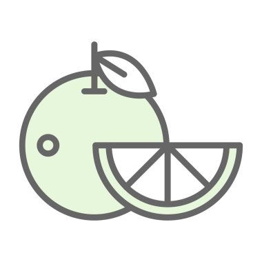 Turuncu simgenin vektör illüstrasyonu