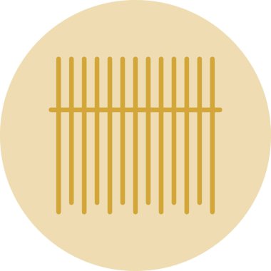 Barkod düz simgesinin vektör illüstrasyonu