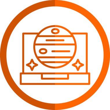 dizüstü bilgisayar simgesi, vektör illüstrasyonu basit tasarım