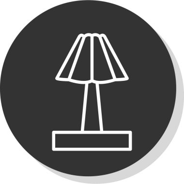 Lamba. Web simgesi vektör illüstrasyonu 