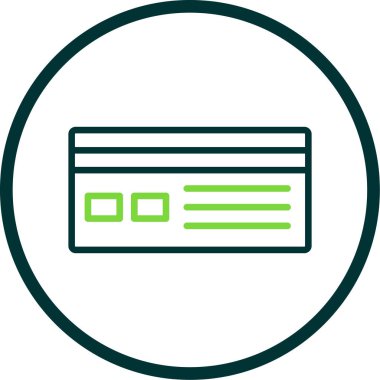 Kredi kartı vektör illüstrasyonu 