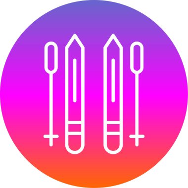 Kalem simgesi, vektör illüstrasyon tasarımı