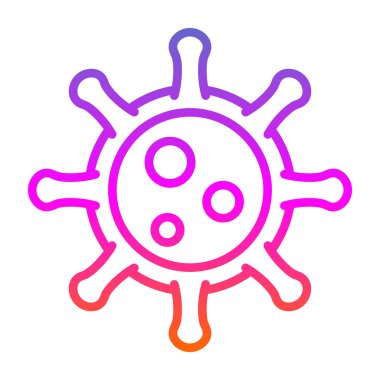 Virüs ikonu vektör illüstrasyonu