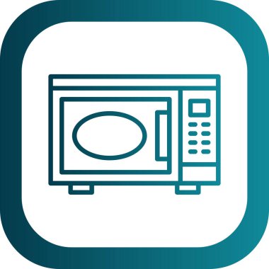 fırın ikonu vektör illüstrasyonu