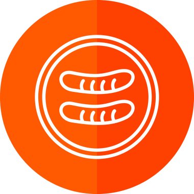 Ekmek fırını simgesi düz stil