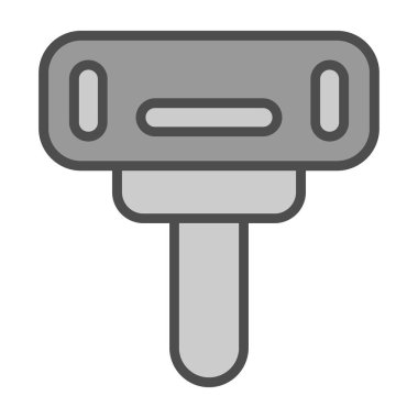 Modern b 'nin vektör illüstrasyonu eksik simgesi