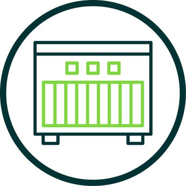 Modern b 'nin vektör illüstrasyonu eksik simgesi