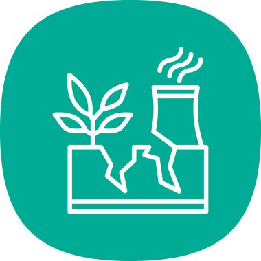 bitki simgesi vektör illüstrasyonu