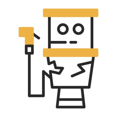 Robot simgesi, vektör çizimi