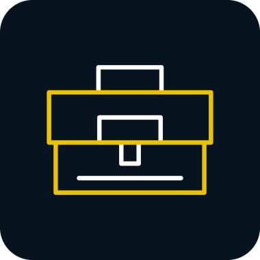 Çanta. Web simgesi basit tasarım